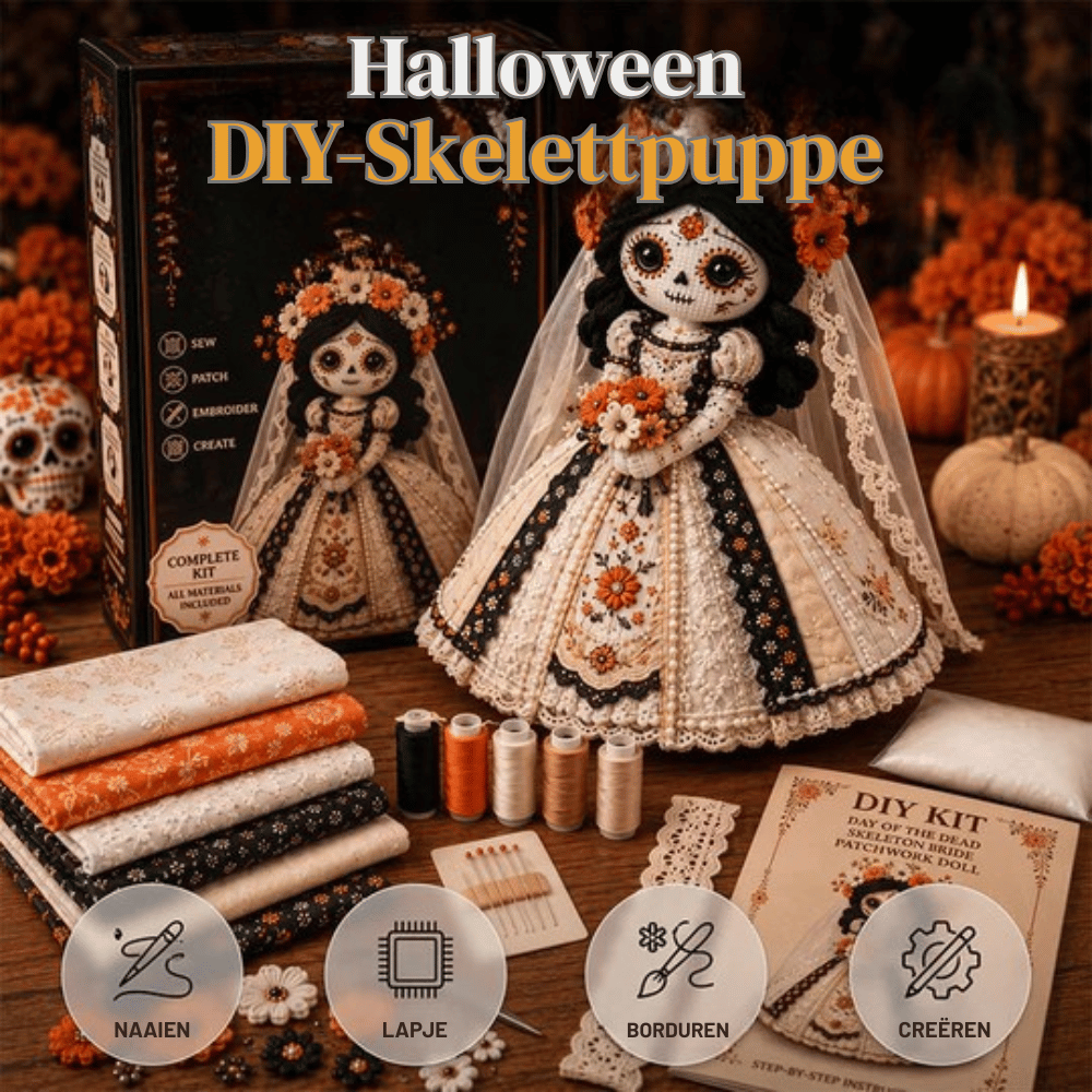 BoneAura — Halloween Knutselset Skelet | 50% KORTING