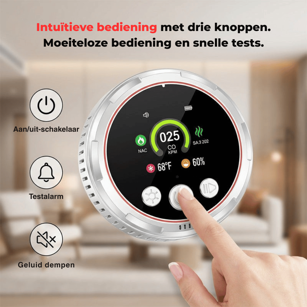 VitalGuard — 5-In-1 Detector | 50% KORTING