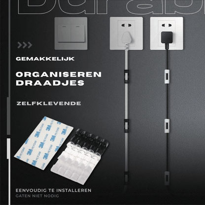 ClampLux — Kabel Organizer Clips | 50% KORTING