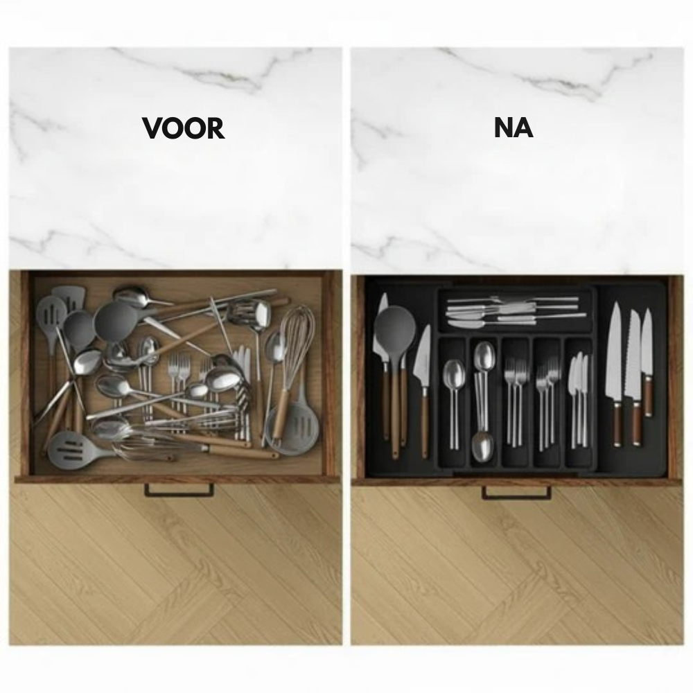 AvantiSpace – Verstelbare Lade-organizer | 50% KORTING
