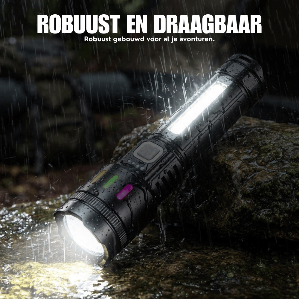 LumaCore-X1 — Tactische Power Zaklamp | 1+1 GRATIS