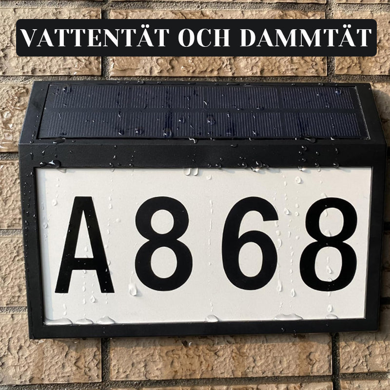 Solar deurbordverlichting