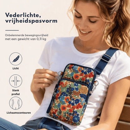 FloralPocket — Stijlvolle Mini Telefoontas | 50% KORTING