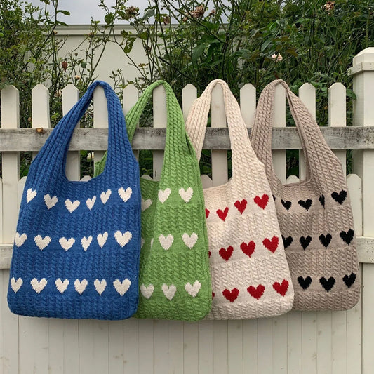 Gebreide liefde draagtas