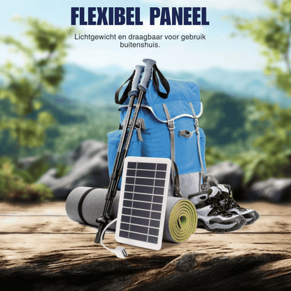 SunPower — Flexibel Zonne-Oplaadpaneel | 1+1 GRATIS