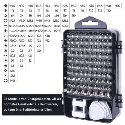 Multifunctionele 115 in 1 schroevendraaierset