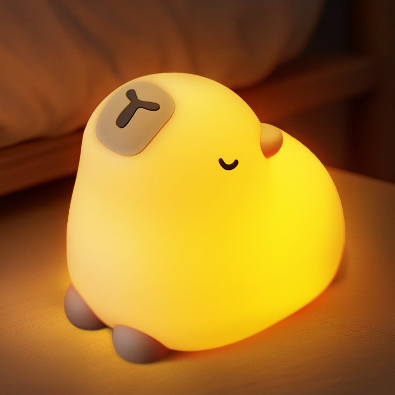 Capybara Squishy siliconen LED nachtlampje