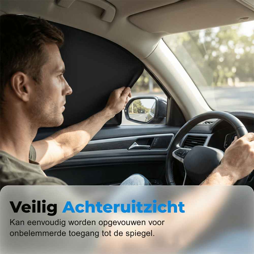 BreezeShield — Magnetisch Autozonnescherm | 50% KORTING