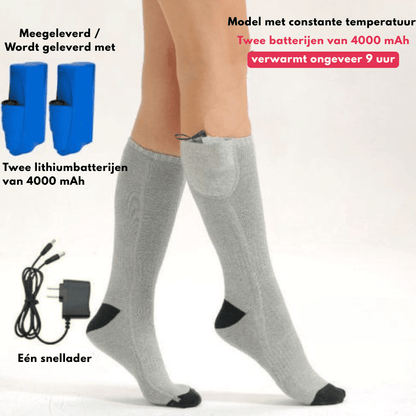 Sally — Elektrische Verwarmende Thermosokken | 50% KORTING
