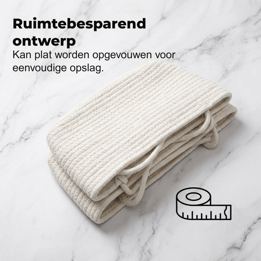 BohoShelf — Wandgemonteerde Touw Organizer | 50% KORTING