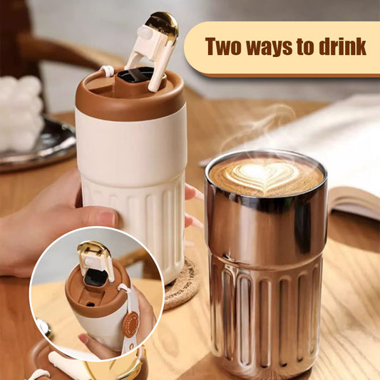 Draagbare Koffiethermos - Temperatuurdisplay Voor Perfecte Warmtebehoud