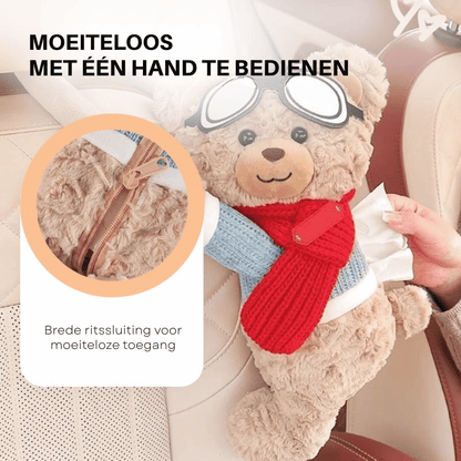 SnugBear — Pluche Zakdoekhouder | 50% KORTING