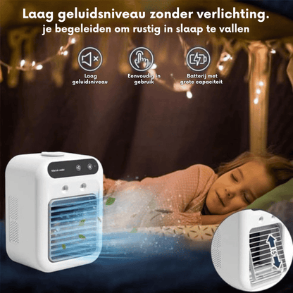 BreezeNest — Draagbare Luchtkoeler | 50% KORTING