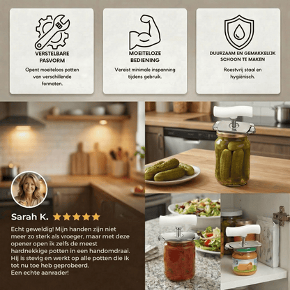 PowerGrip Pro — Dekselopener | 1+2 GRATIS