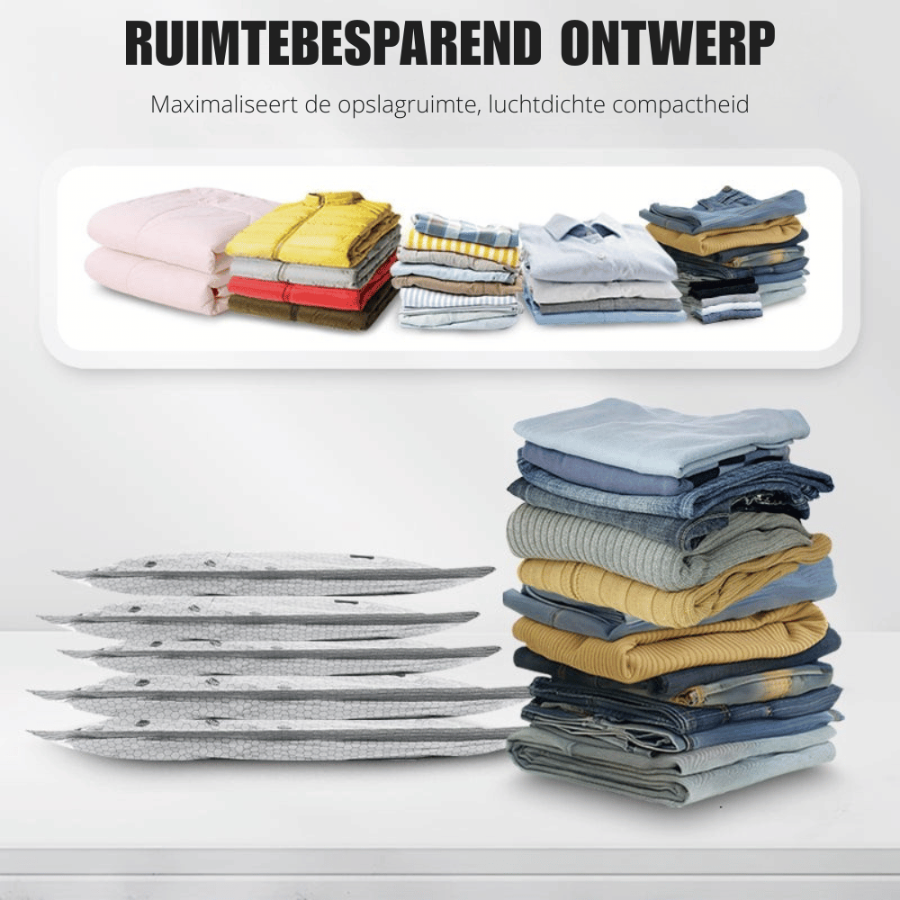 SpaceSavvy — Compressie Reisset | 50% KORTING