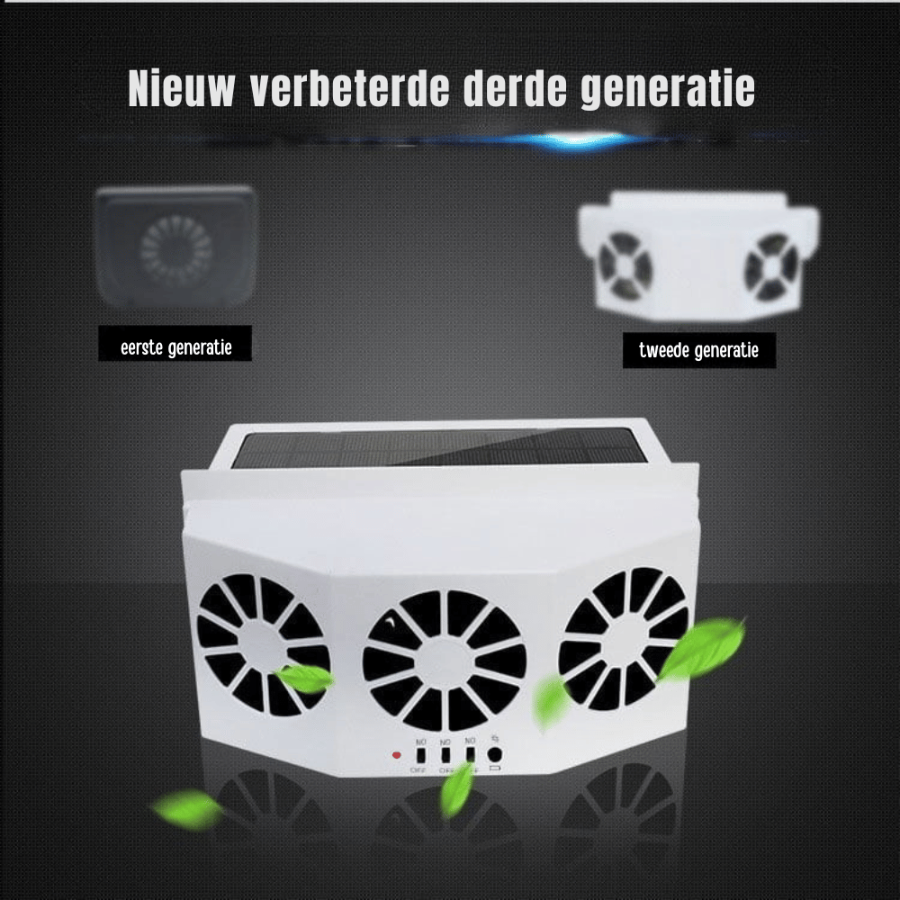 AeroPure — Zonne-aangedreven Auto-Luchtreiniger | 50% KORTING