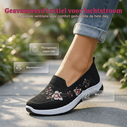 Grace — Dames Bloemen Mesh Schoenen | 50% KORTING