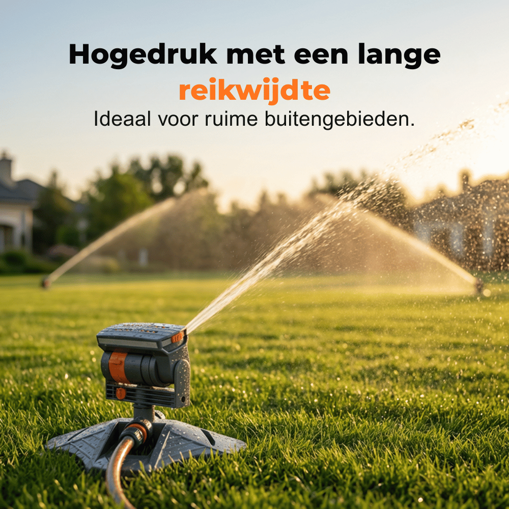 AquaVerve — Slimme Sprinkler voor Weelderige Tuinen | 50% KORTING