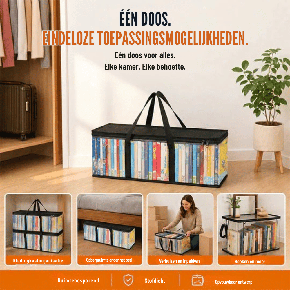 ClearNest — Transparante Opbergtassen | 1+2 GRATIS