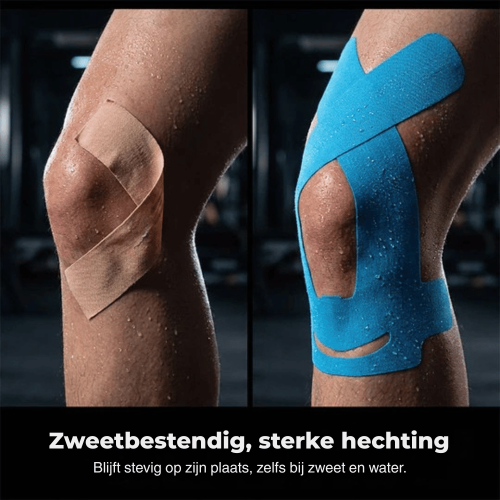KneeFlex Set 4 stuks — Sport Knie Tape | 50% KORTING