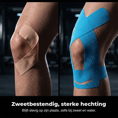 KneeFlex Set 4 stuks — Sport Knie Tape | 50% KORTING