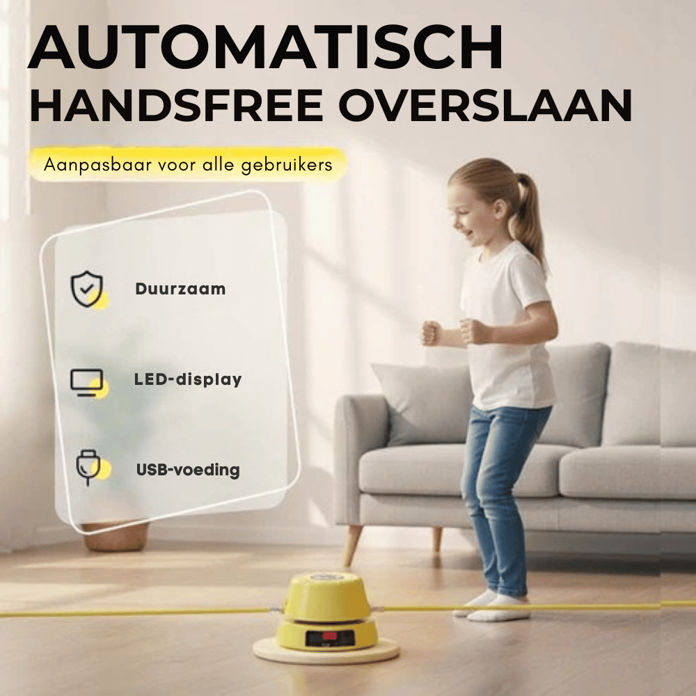 JumpEase Pro — Slim Springtouw met LED | 50% KORTING