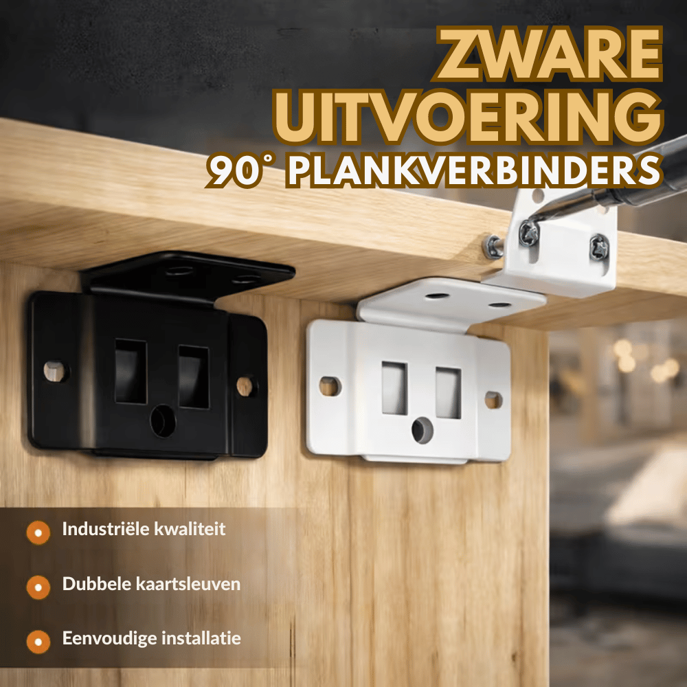 TitanGrip — Onwankelbare Plankenbeugels 4 stuks | 50% KORTING