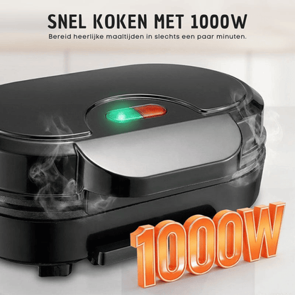 EmberGrill — Compacte ontbijtgrill | 50% KORTING