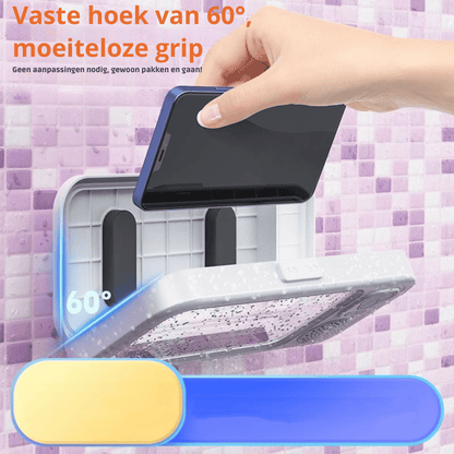ShowerSoundShield — Waterdicht Telefoonhoesje | 50% KORTING