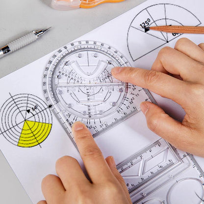 Multifunctionele geometrische liniaal