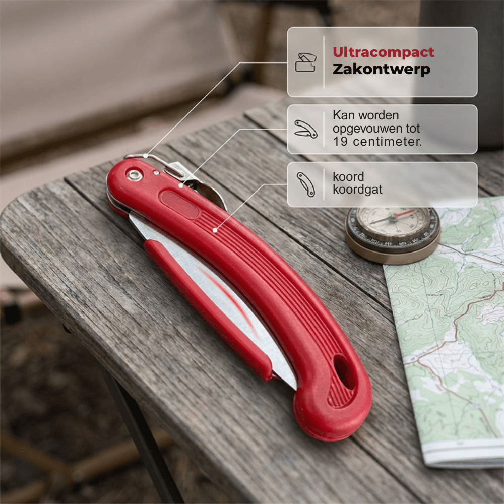 IronClaw — Opvouwbare Survivalzaag | 1+1 GRATIS