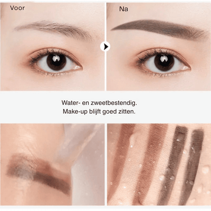 BrowMist — Waterdichte Wenkbrauwstempel Set | 50% KORTING