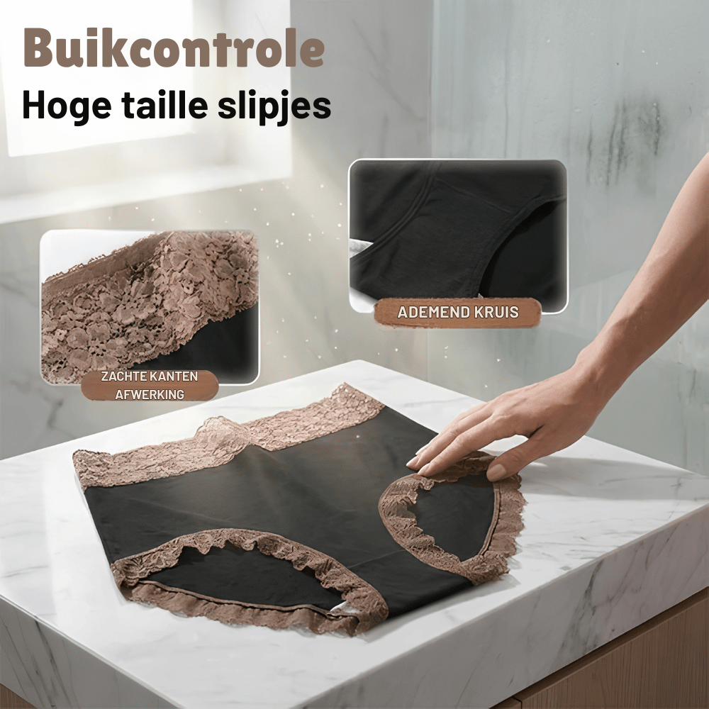 Olivia — Hoge Taille Corrigerende Slip 3 Stuks | 50% KORTING