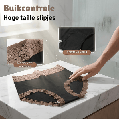 Olivia — Hoge Taille Corrigerende Slip 3 Stuks | 50% KORTING