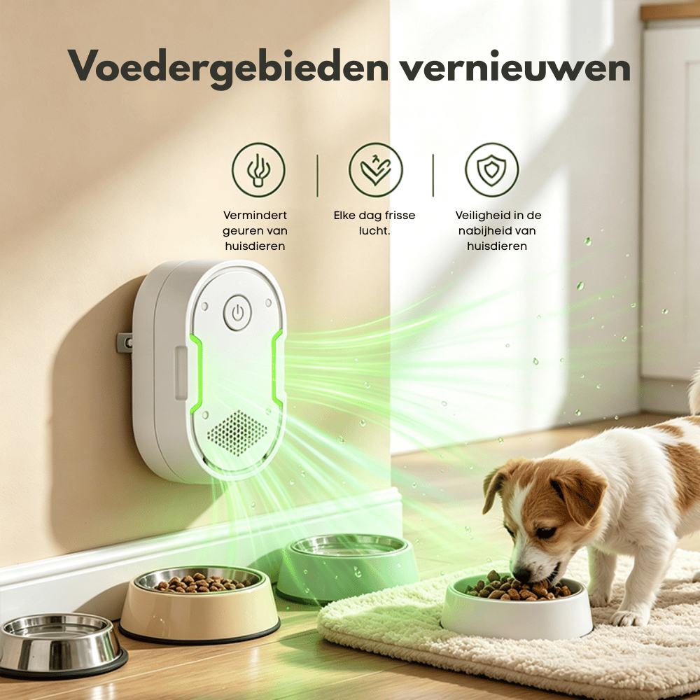 PetAura — Slimme Huisdier Geurverdrijver | 50% KORTING