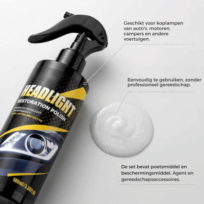 ClearBeam Set — Koplamp Herstel Kit | 50% KORTING