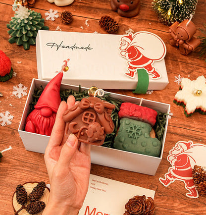 FestiveGlow – Kerstgeurkaarsenset in geschenkdoos