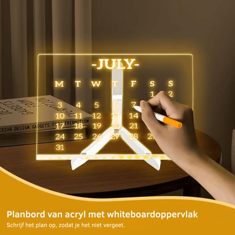 LumoCanvas – LED Creatief Schrijfbord | 50% KORTING