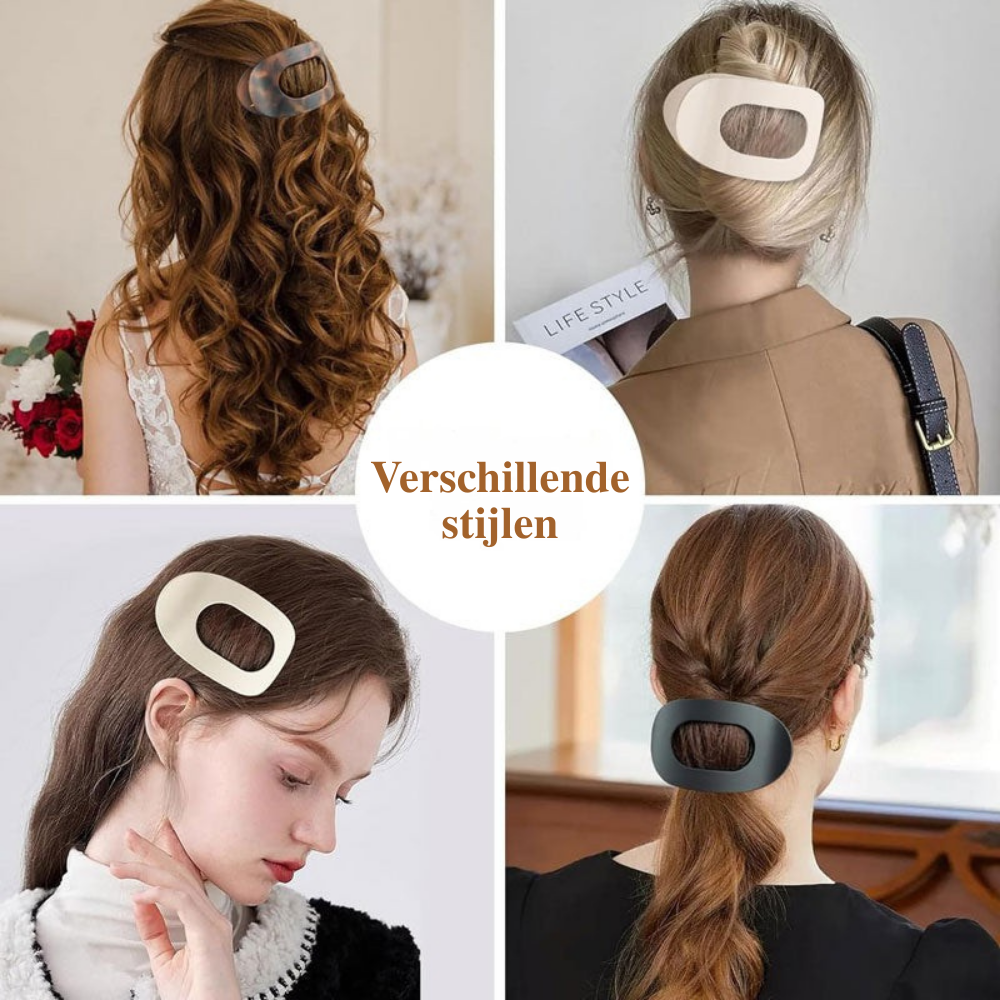 EleganceClip – Ovale Haarnadelset | 2+2 GRATIS
