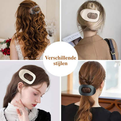 EleganceClip – Ovale Haarnadelset | 2+2 GRATIS