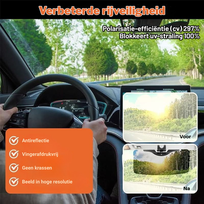 ClearView Drive – Anti-Glare Zonneklep | 50% KORTING