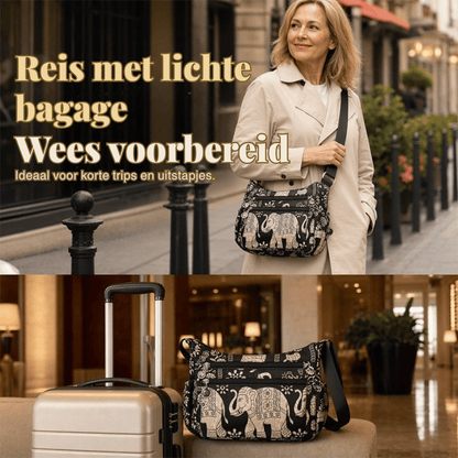 Alma — Elegante Nylon Schoudertas | 50% KORTING