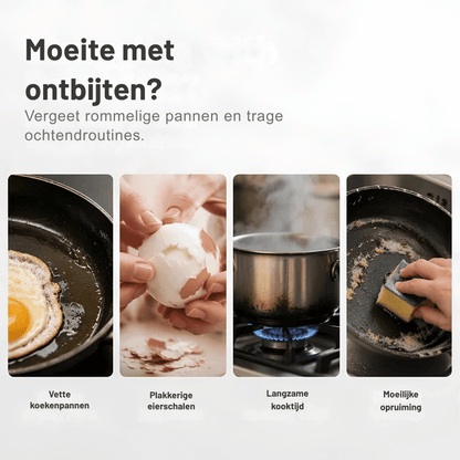EggEase Duo — Perfecte Gepocheerde Eieren | 50% KORTING