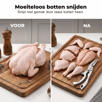 RazorCut — Krachtige Keukenschaar | 1+1 GRATIS