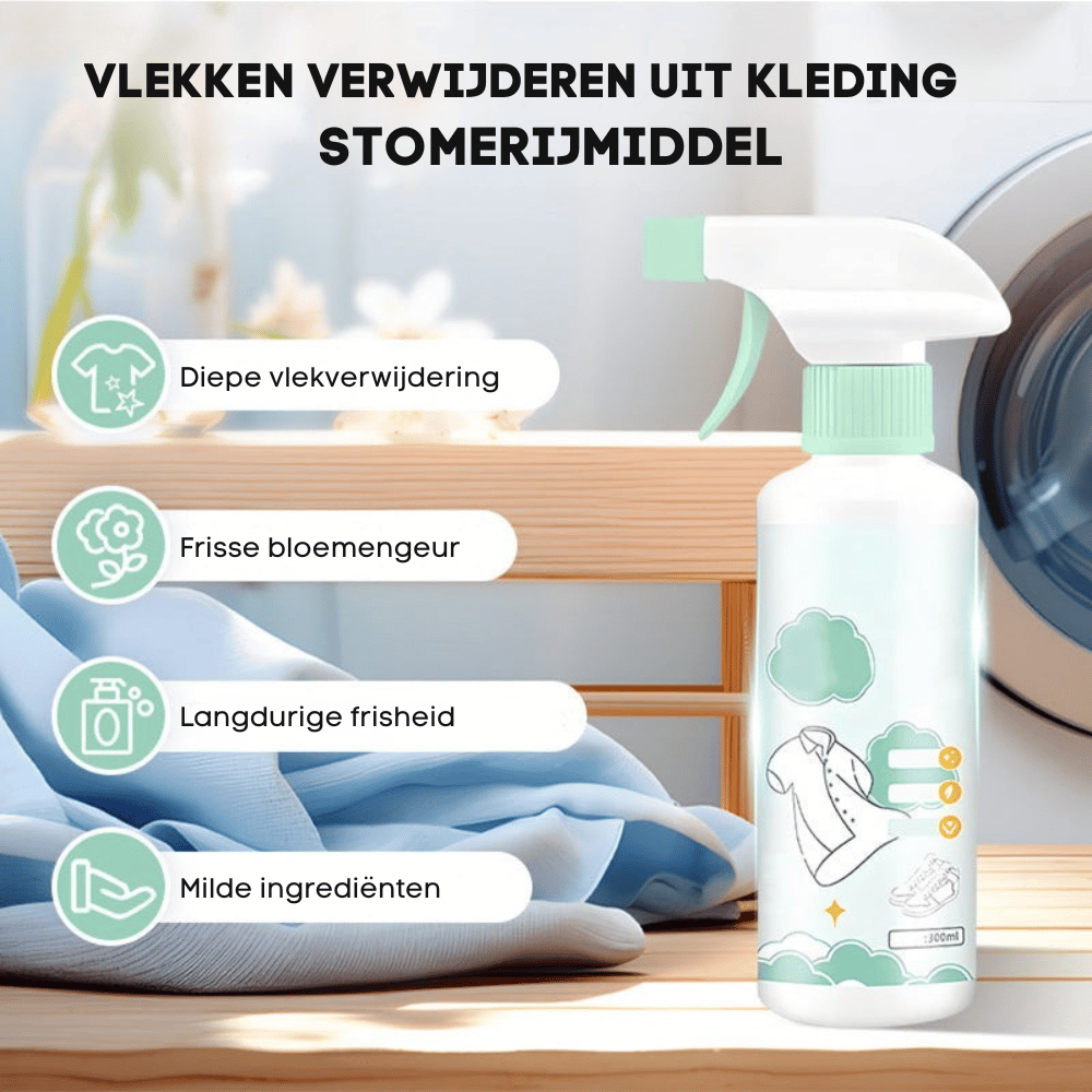 PureWash 300ml — Vlekverwijderaar voor Stoffen | 1+1 GRATIS