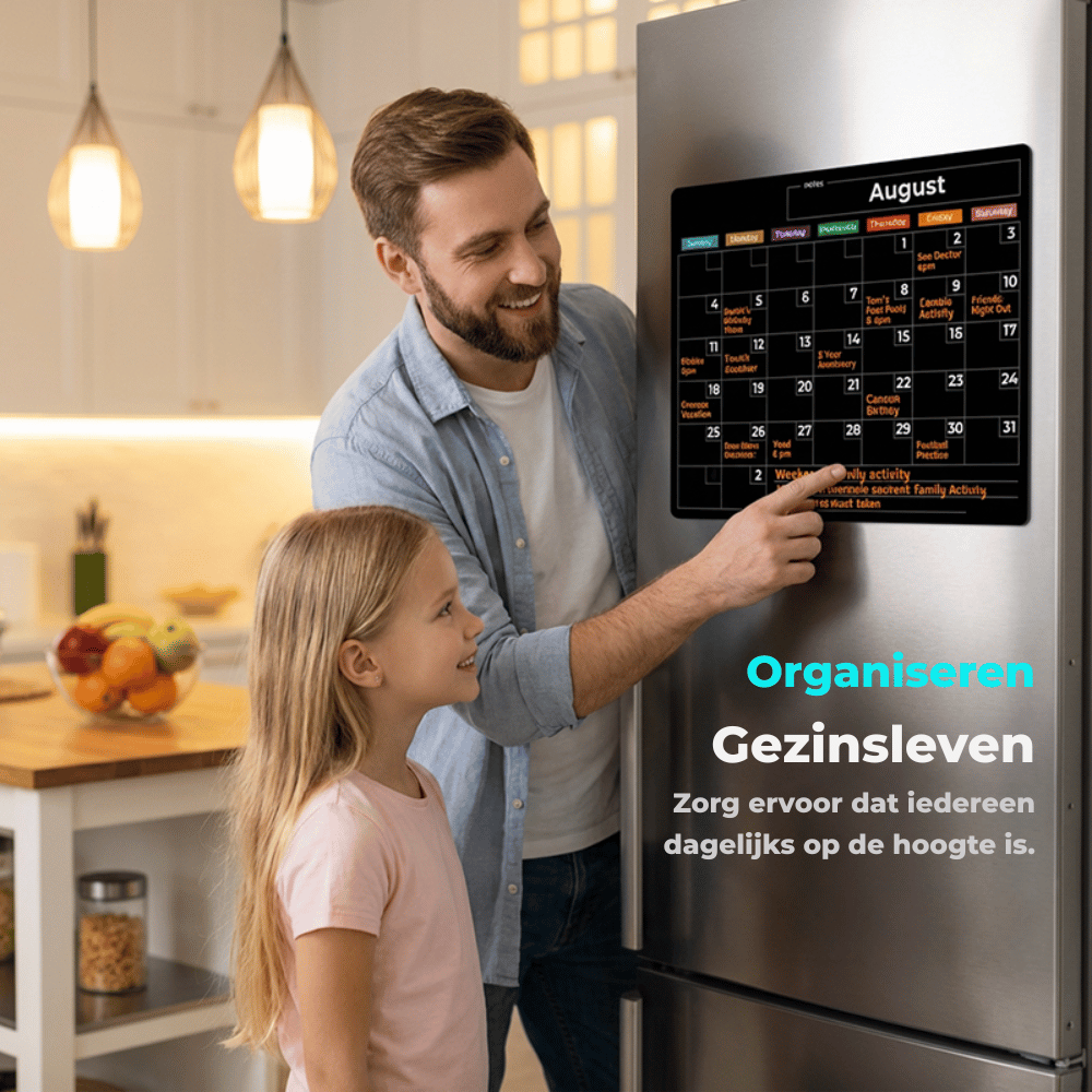 AuraPlan — Magnetisch Plannen op Koelkast | 50% KORTING