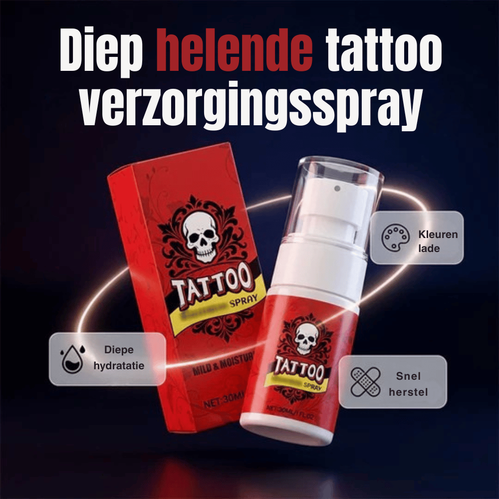 InkRevive — Tattoo-Verzorgingsspray | 1+2 GRATIS