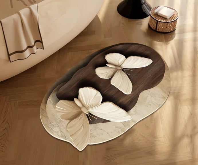 Antislip, absorberende mat met realistisch 3D-patroon – veilig, antislip, snel drogend