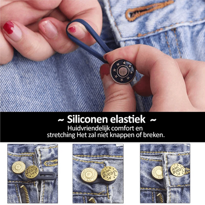 Jeans intrekbare knoop