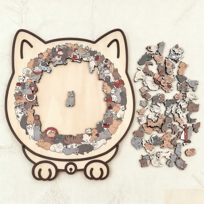 Mila – Morandi kattenpuzzel van 135 stukjes | 2+1 GRATIS